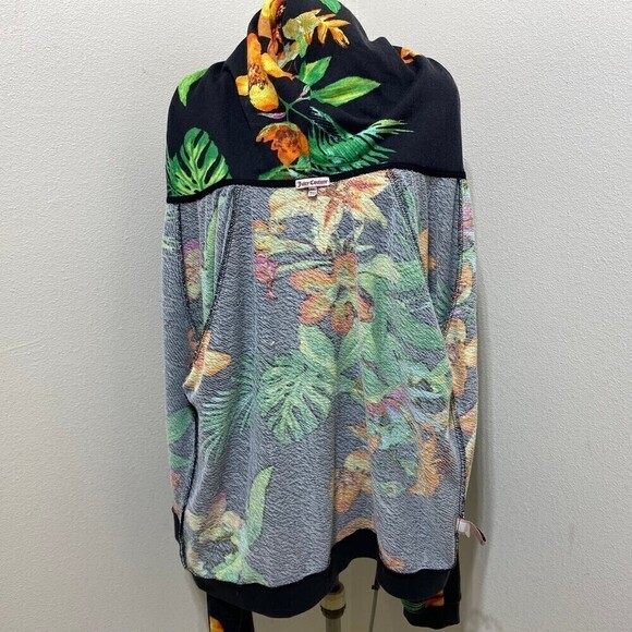 Juicy Couture Terry Palm Hoodie with Rhinestones Size X-Large - Picture 5 of 7